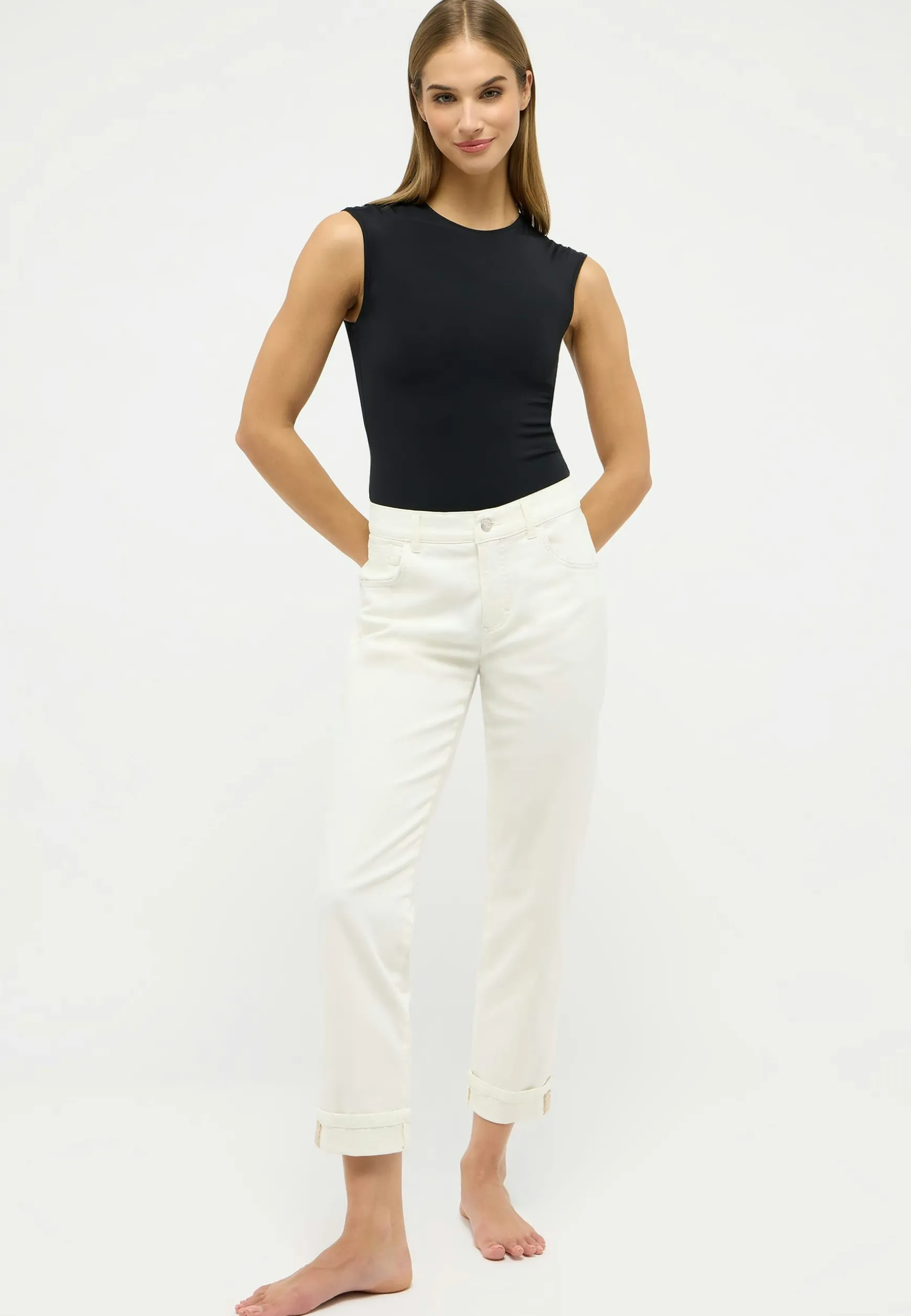 Basic-Jeans Darleen Crop TU