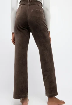 Cordhose Button Wide Legs