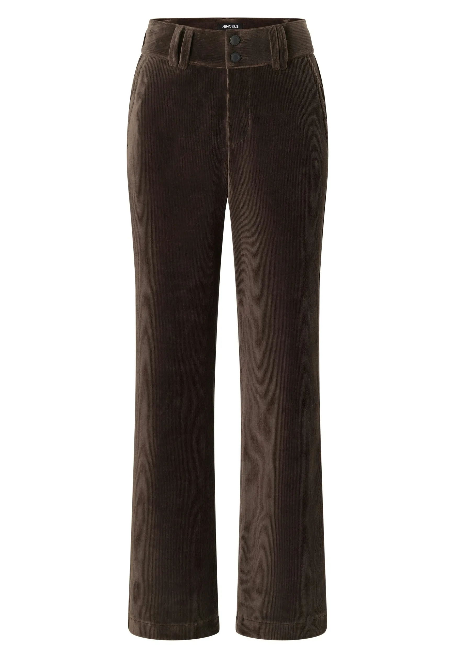 Cordhose Button Wide Legs
