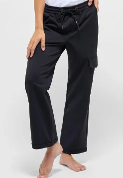 Dehnbare Hose Cropped Cargo Jogger