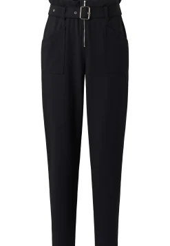 Dehnbare Hose Sporty Detail Carrot