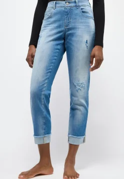 Destroyed-Jeans Darleen Crop TU Fringe