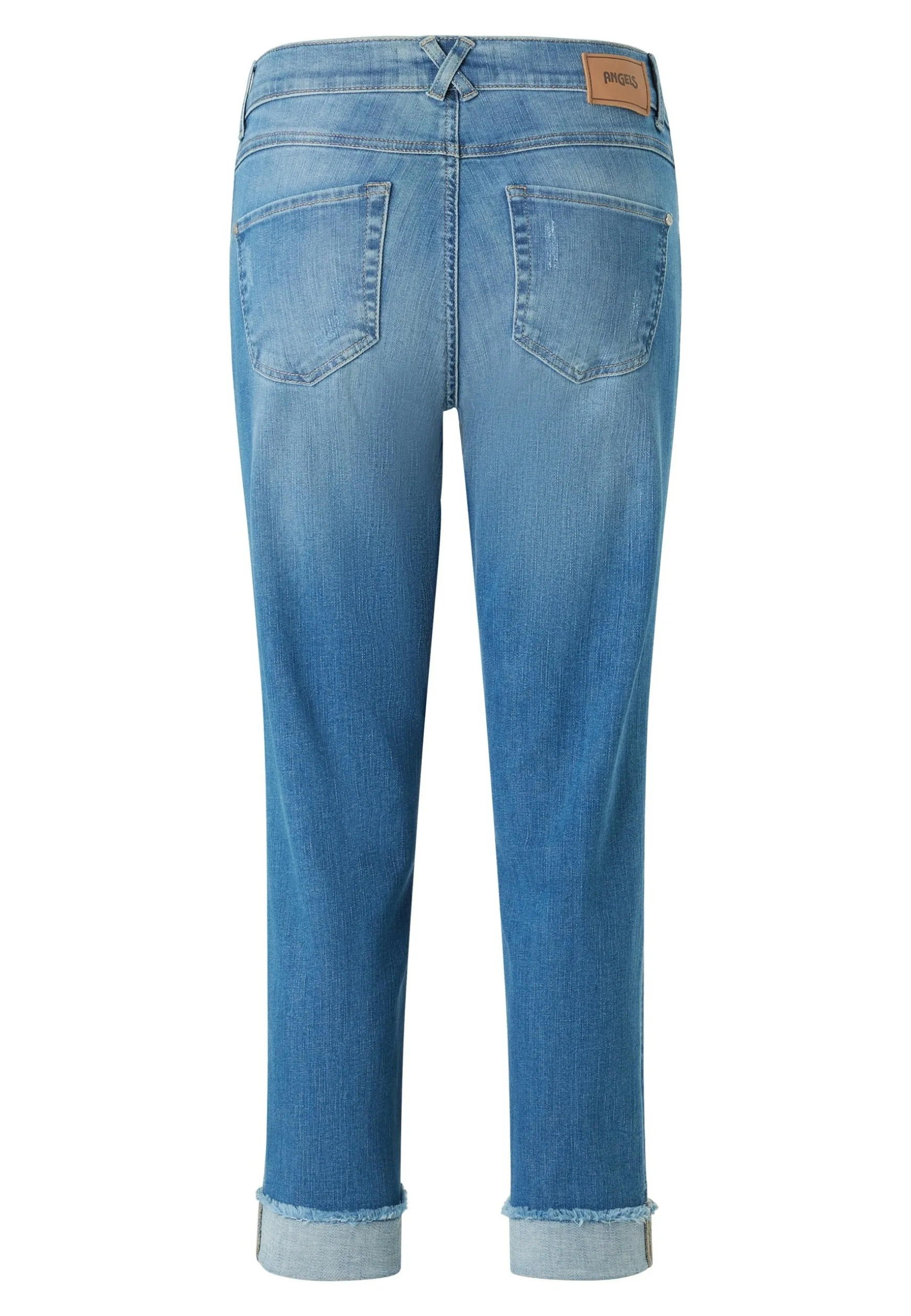 Destroyed-Jeans Darleen Crop TU Fringe