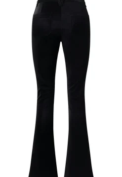 Hose Bootcut mit Glam Fake Leather