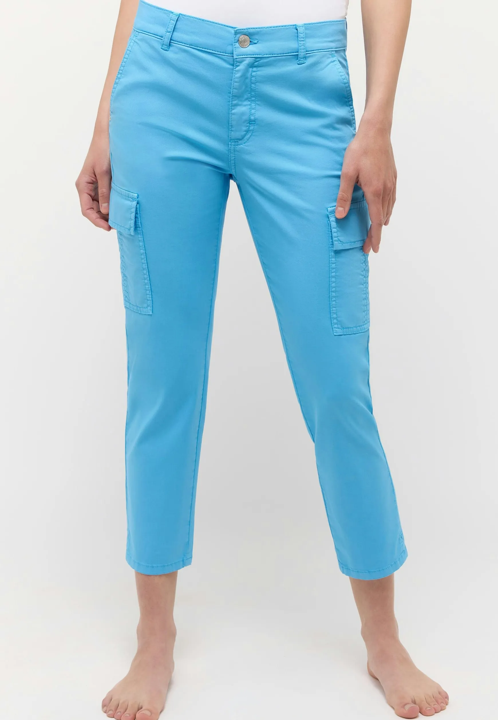 Hose Cici Crop Slit Cargo mit Summer Cotton