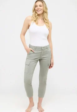 Hose Cici Crop Slit Cargo mit Summer Cotton