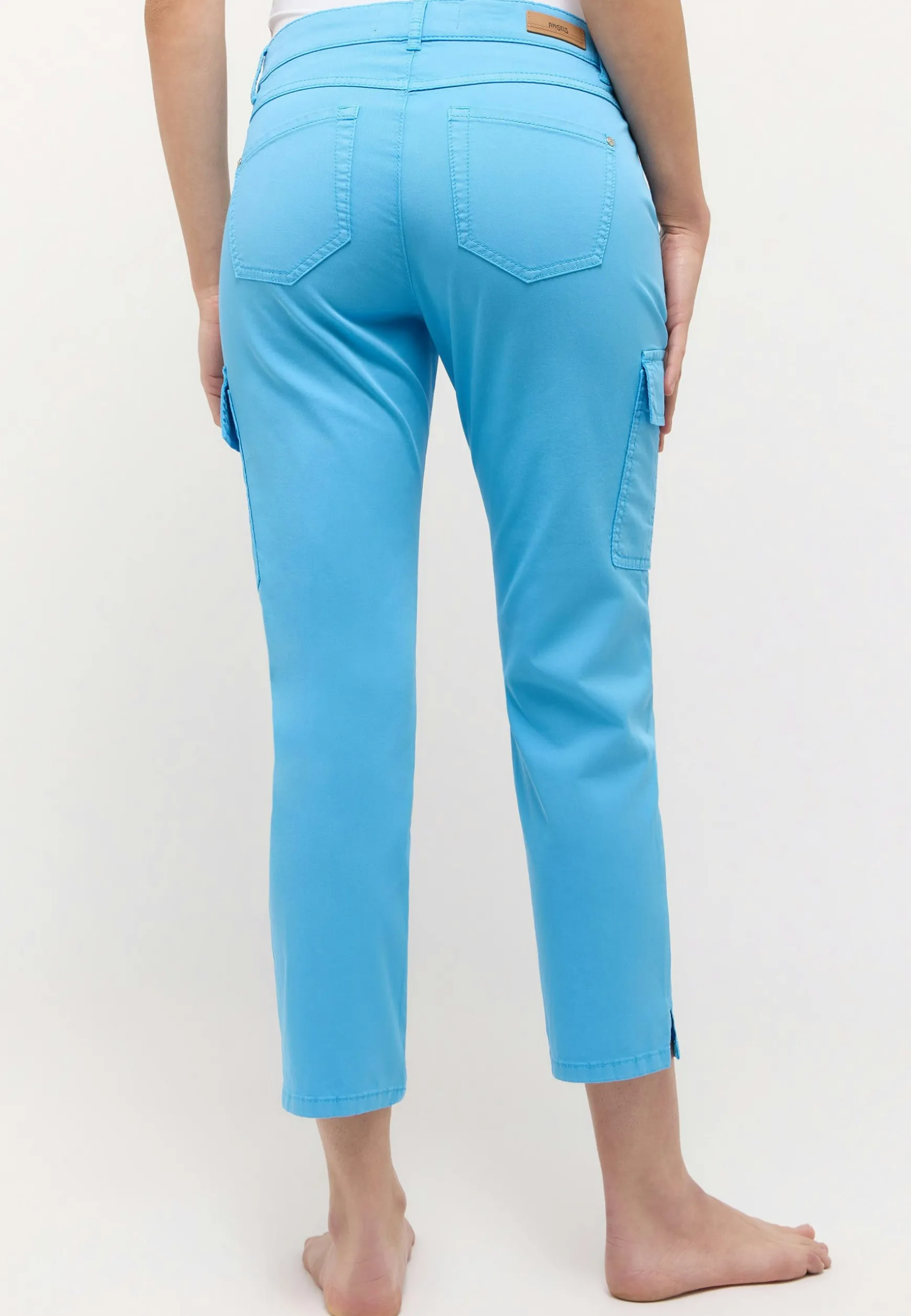 Hose Cici Crop Slit Cargo mit Summer Cotton
