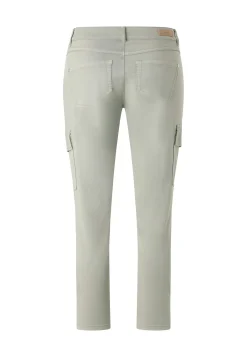 Hose Cici Crop Slit Cargo mit Summer Cotton