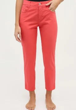 Hose Cici Crop Slit im Uni-Design