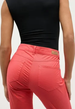 Hose Cici Crop Slit im Uni-Design