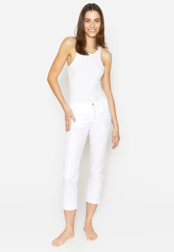 Hose Cici Crop Slit mit Schlitz