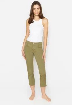 Hose Cici Crop Slit mit Schlitz