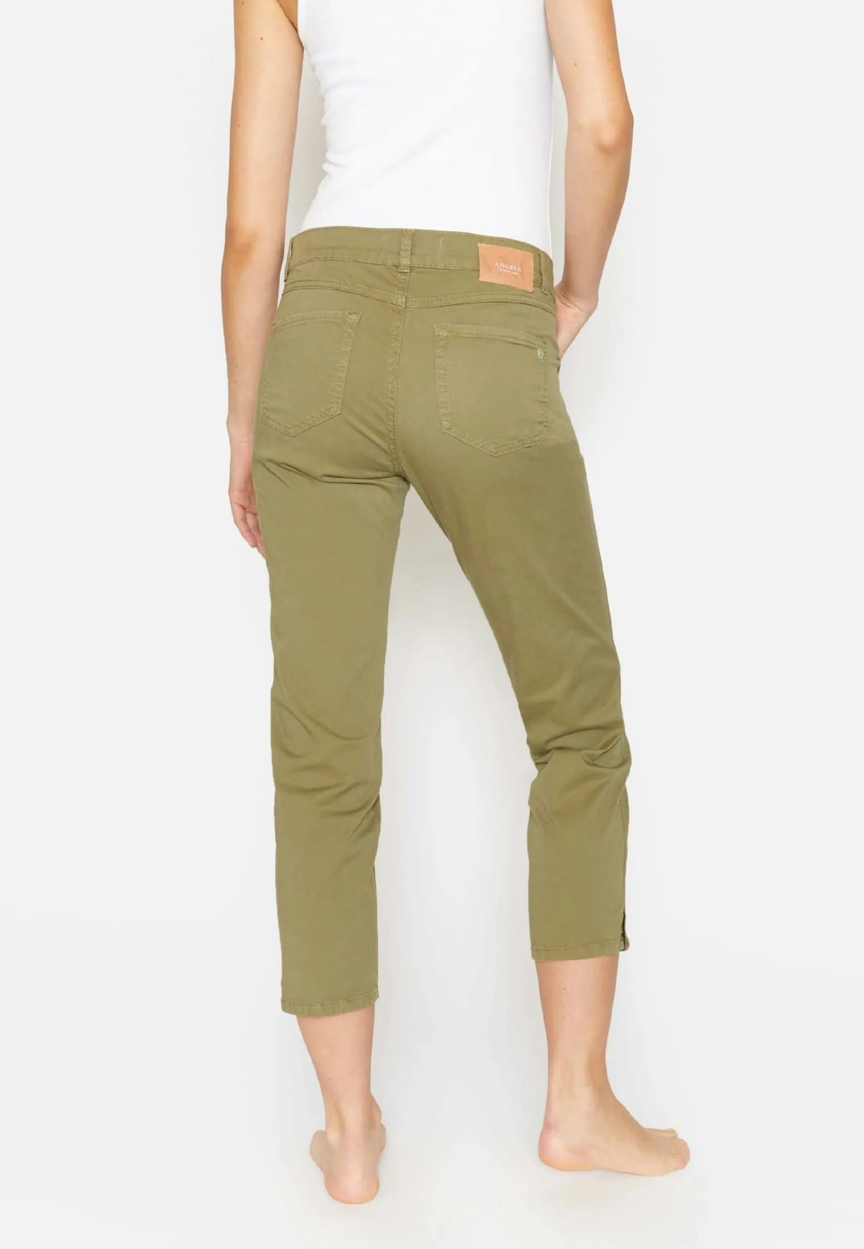 Hose Cici Crop Slit mit Schlitz