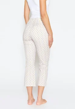 Hose Cropped Bootcut mit Print