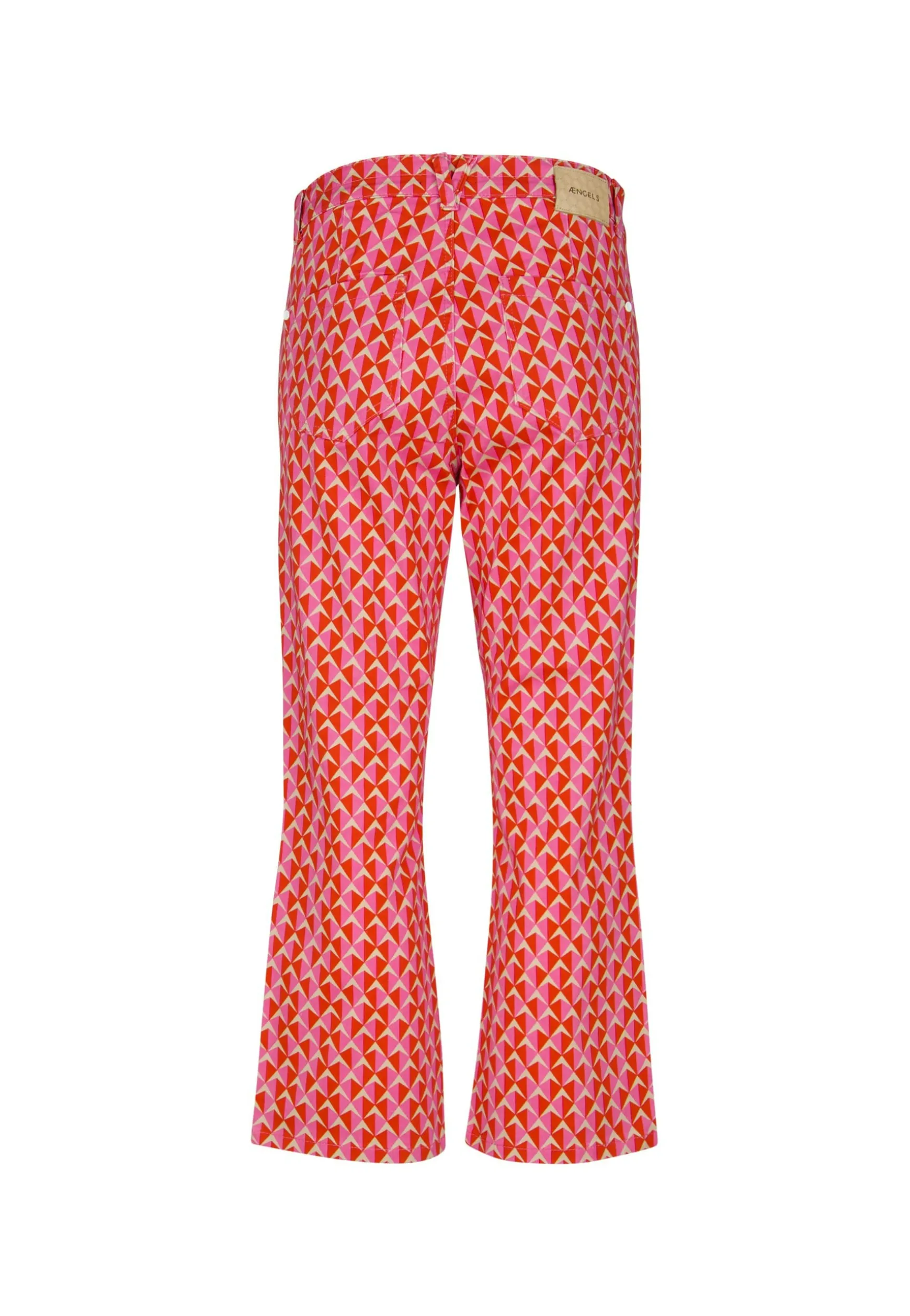 Hose Cropped Bootcut mit Print