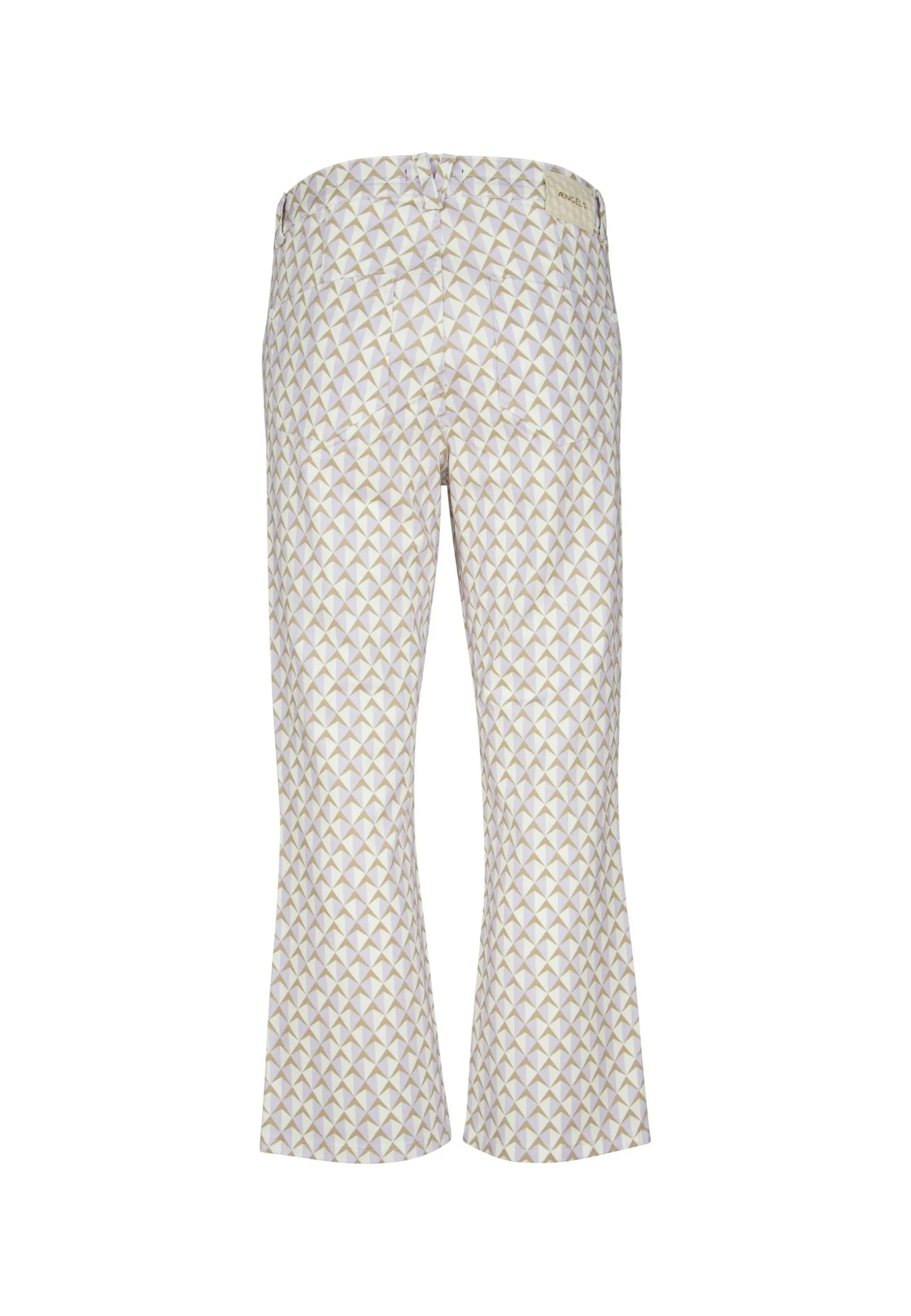 Hose Cropped Bootcut mit Print