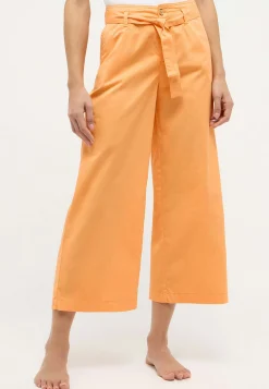 Hose Cropped Detail Culotte mit Gu00c3u00bcrtel