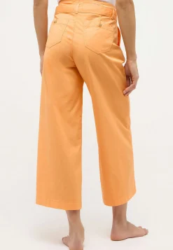 Hose Cropped Detail Culotte mit Gu00c3u00bcrtel