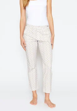 Hose Detail Straight mit grafischem Print