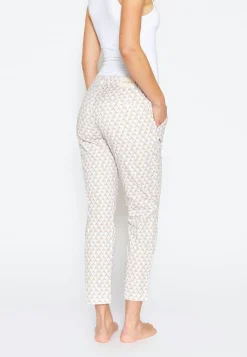 Hose Detail Straight mit grafischem Print