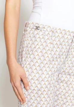 Hose Detail Straight mit grafischem Print