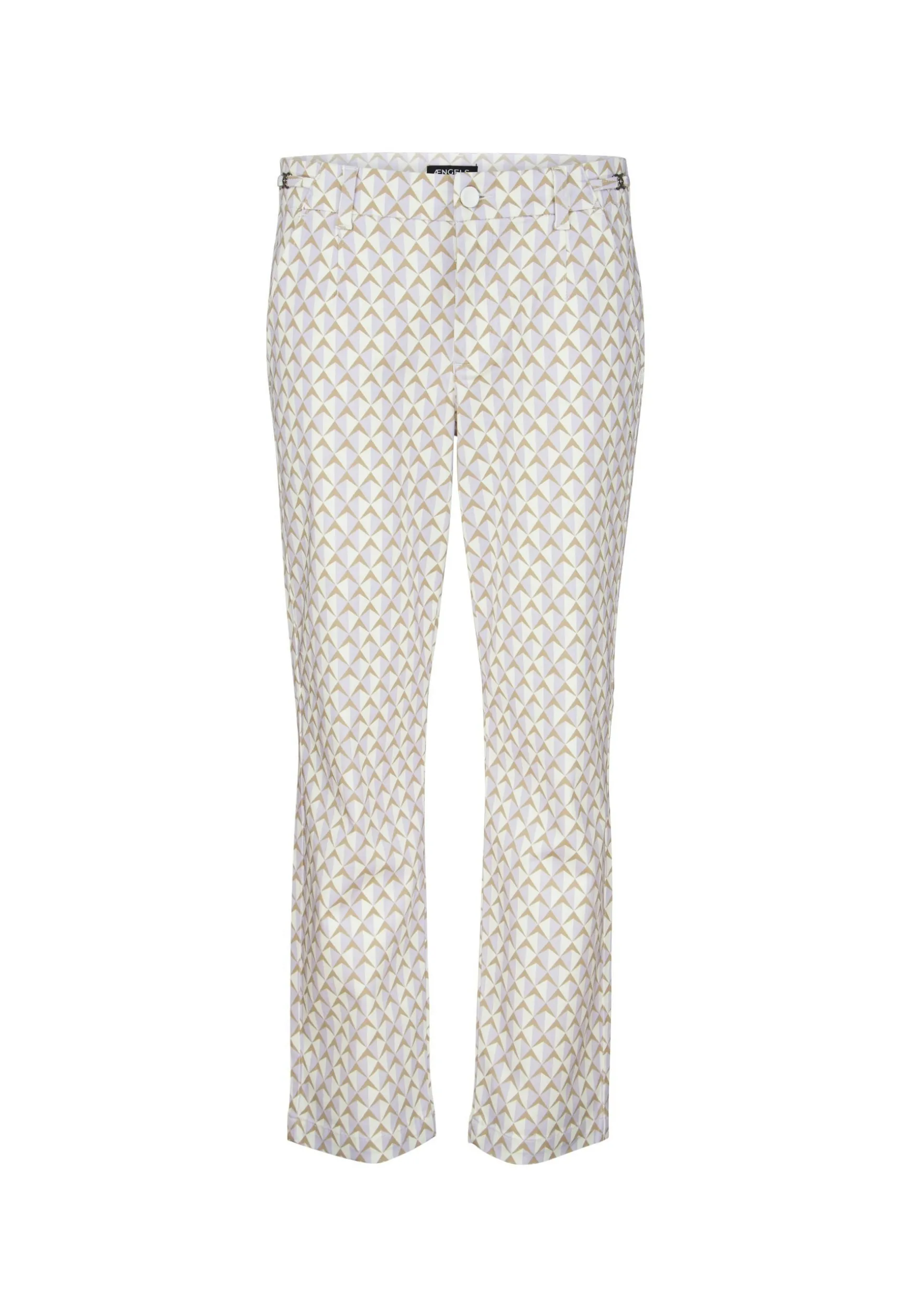 Hose Detail Straight mit grafischem Print