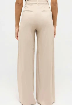 Hose Galon Palazzo mit Satin-Optik