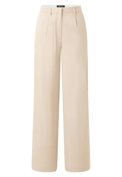 Hose Galon Palazzo mit Satin-Optik