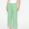 Hose Jogger Culotte mit 70s Print