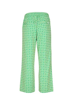 Hose Jogger Culotte mit 70s Print