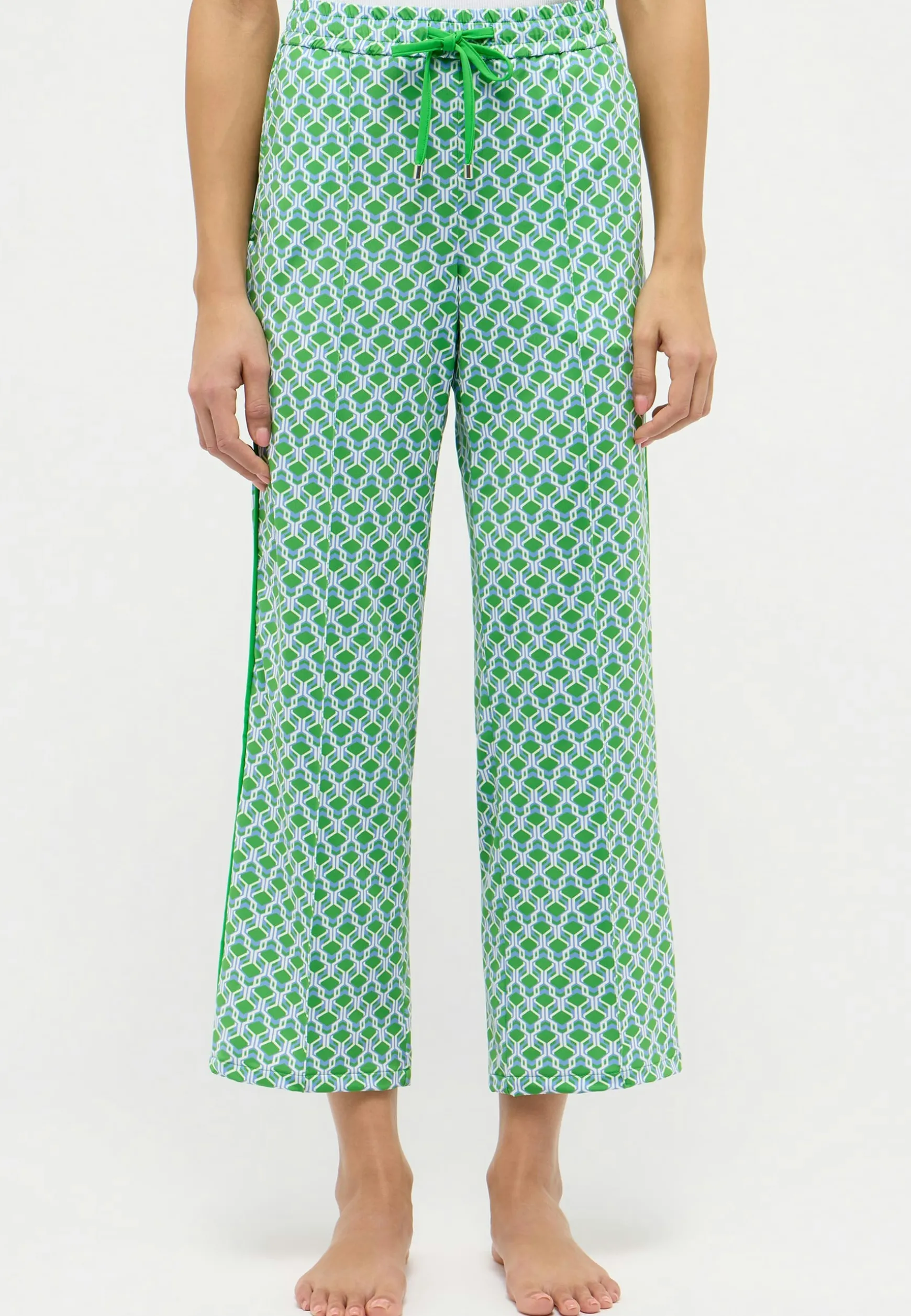 Hose Jogger Galon Culotte mit Retro-Print