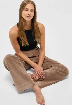 Hose Jump Wide Leg mit Jersey Cord