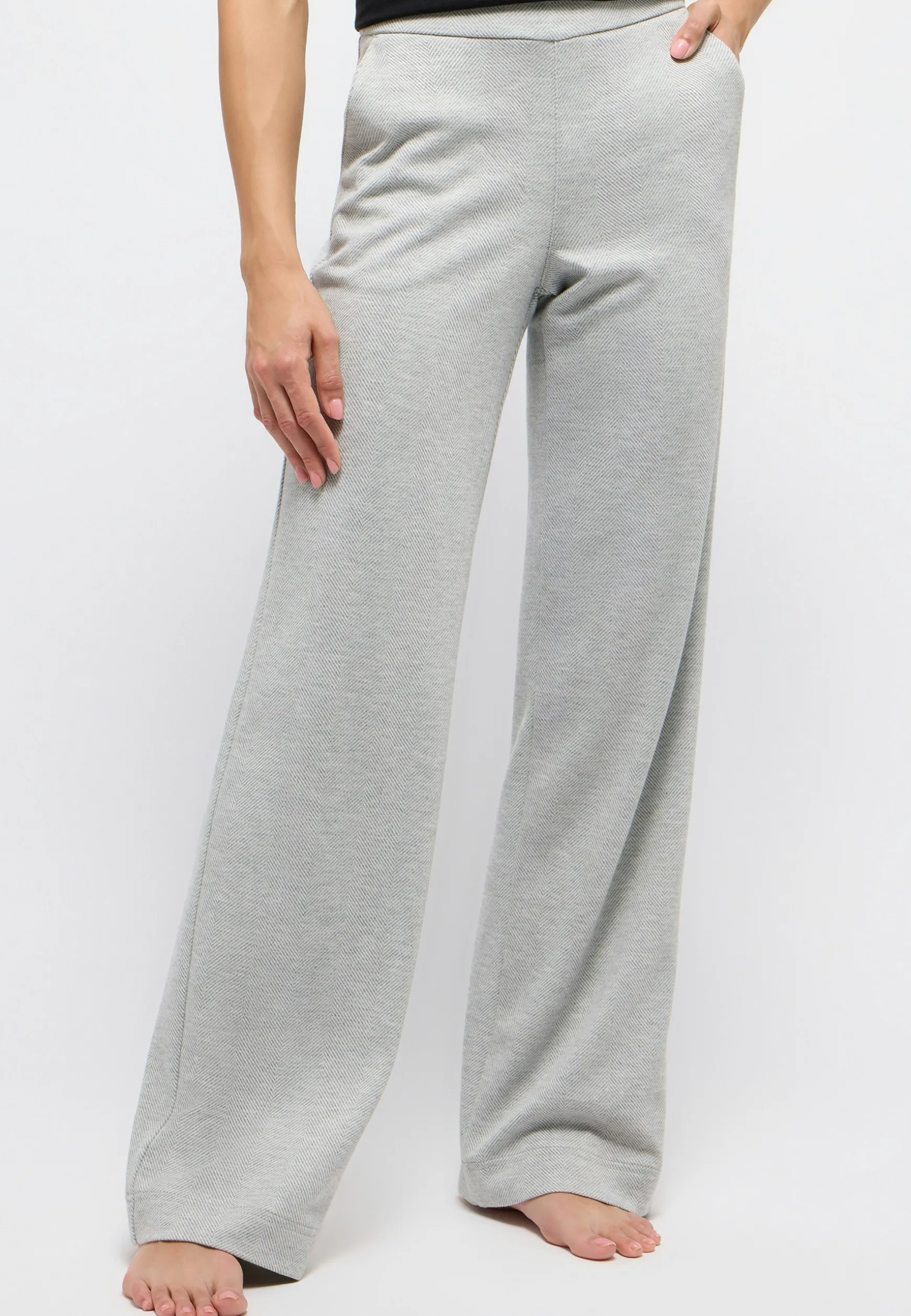 Hose Liz aus Jacquard-Jersey