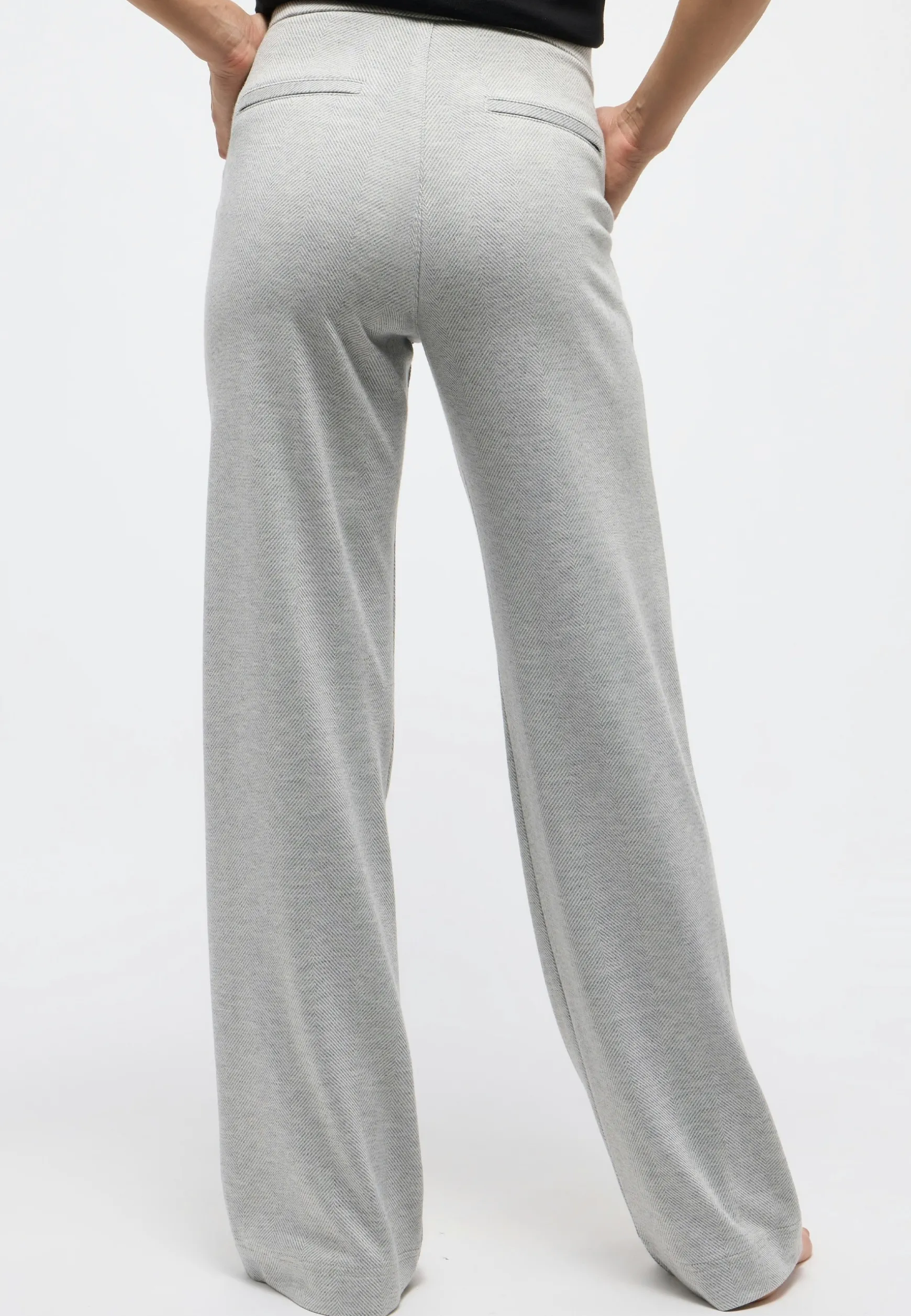 Hose Liz aus Jacquard-Jersey