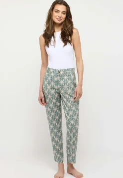 Hose Louisa Chino mit Satin-Optik