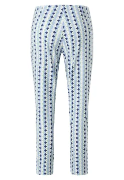 Hose Ornella Jump mit Retro-Print