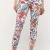 Hose Ornella mit Blumenmuster