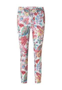 Hose Ornella mit Blumenmuster