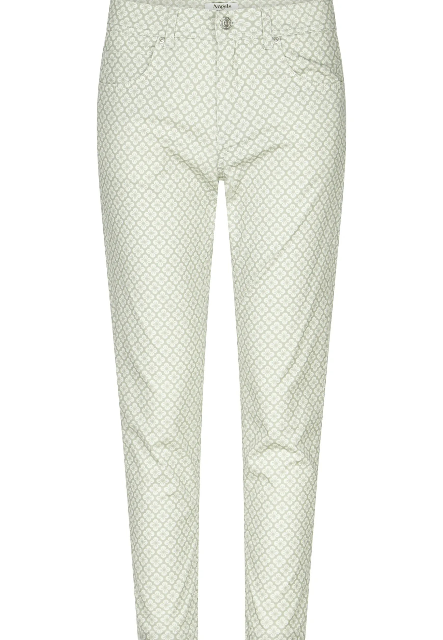 Hose Ornella mit Blumen-Muster