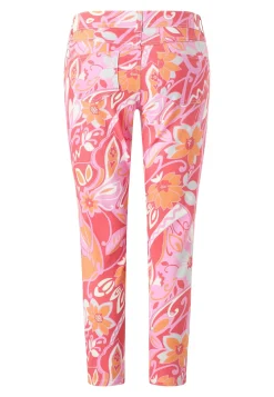 Hose Ornella mit Blumen-Print