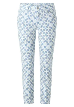 Hose Ornella mit floralem Print