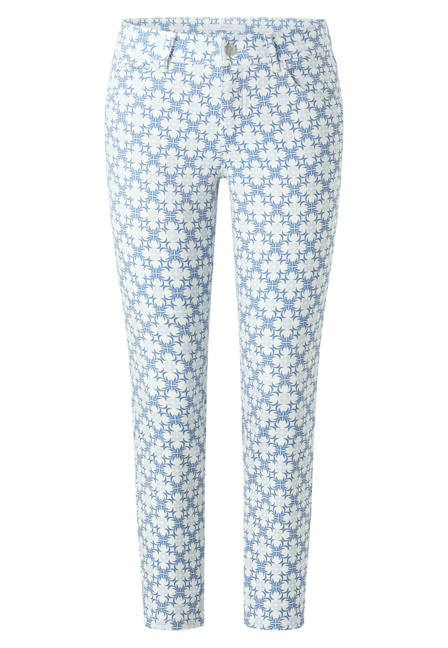 Hose Ornella mit floralem Print