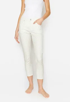 Hose Ornella mit grafischem Print