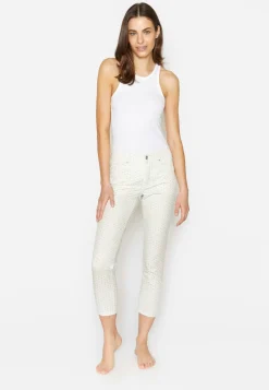 Hose Ornella mit grafischem Print