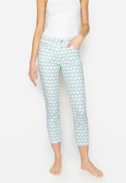 Hose Ornella mit Retro Print