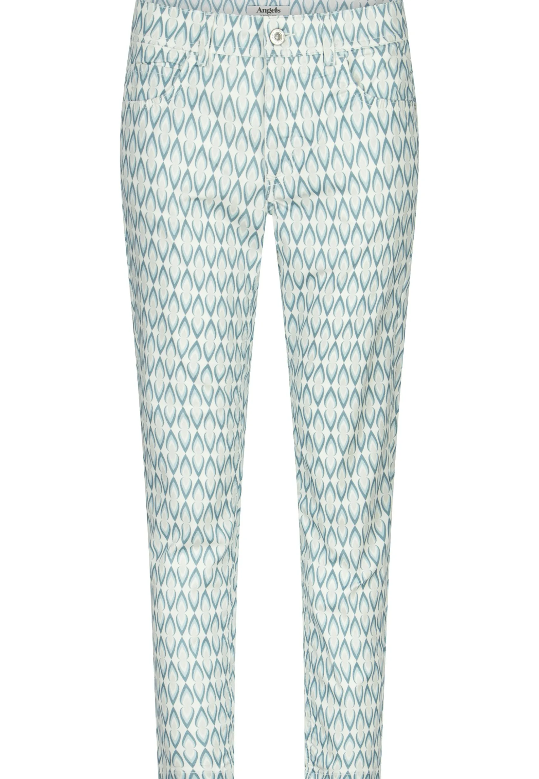 Hose Ornella mit Retro Print