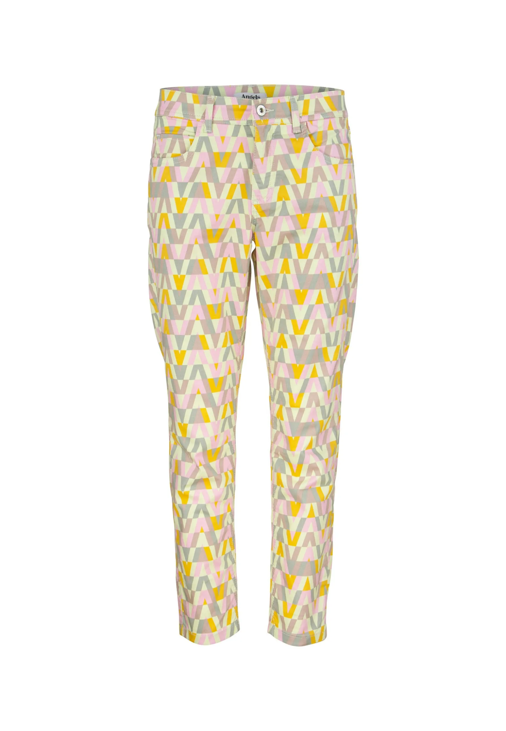 Hose Ornella mit Retro-Print
