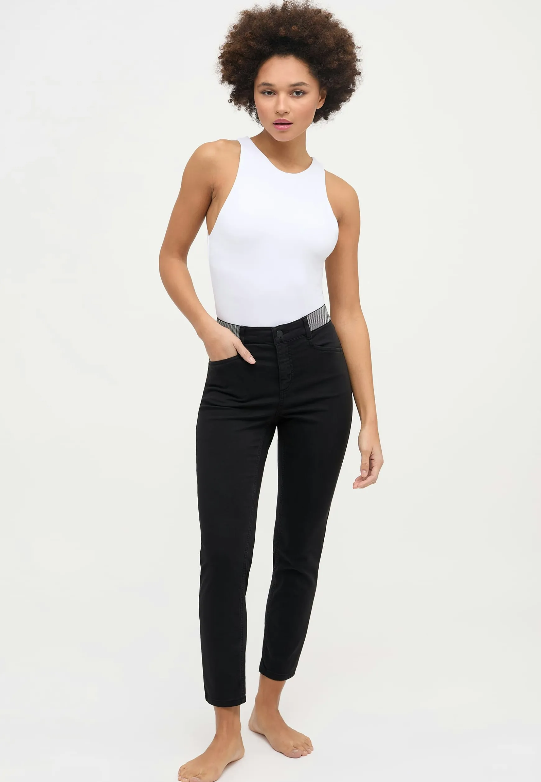 Hose Ornella Sporty mit Stretch-Bund