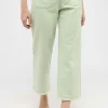 Hose Pocket Culotte mit Fringe-Saum