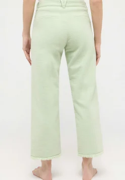 Hose Pocket Culotte mit Fringe-Saum
